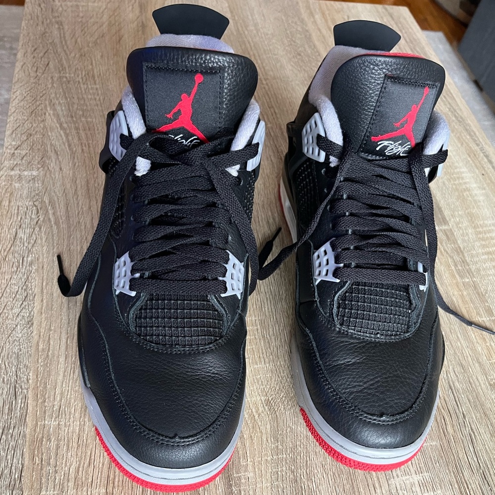 Air Jordan 4 Retro ‘Bred Reimagined’ Mens Sz 11 - Picture 6 of 9